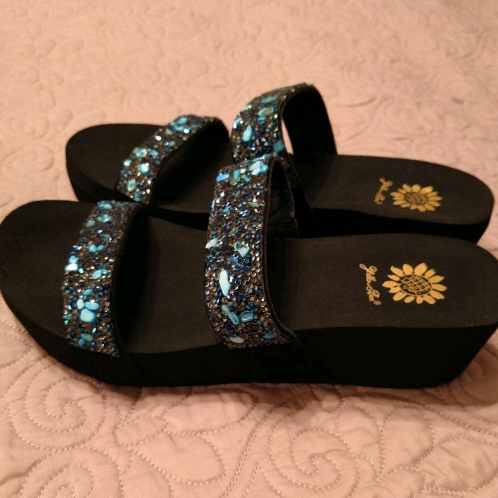 Yellow Box sandals
